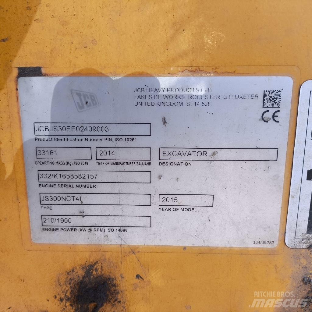 JCB JS300nc Верижен екскаватор
