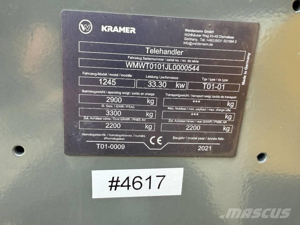Kramer 1245 Телескопични товарачи