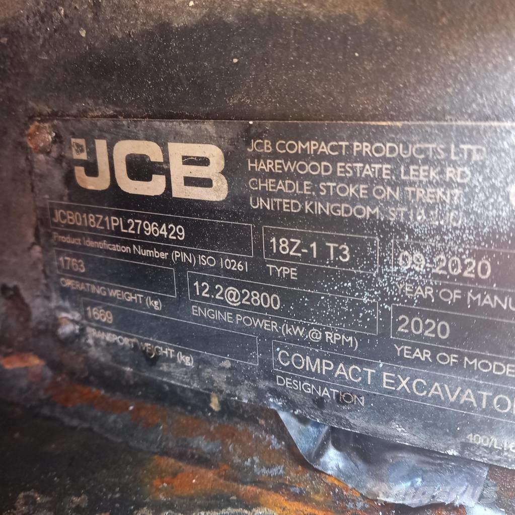 JCB 18 Z-1 Мини екскаватори < 7 т