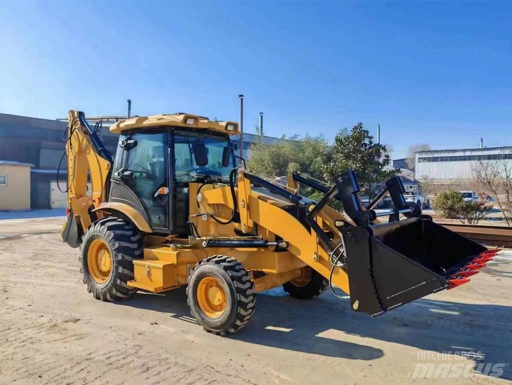 CAT 416F Товарач със заден ексватор