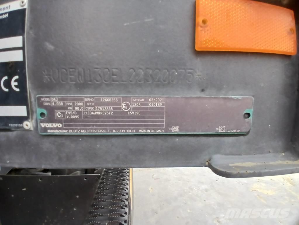 Volvo EWR 130 E Колесни екскаватори