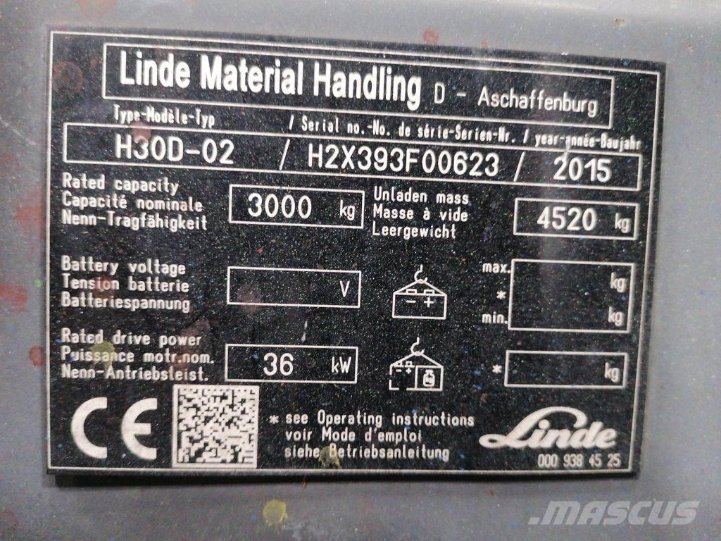 Linde H30D-02 Дизелови камиони