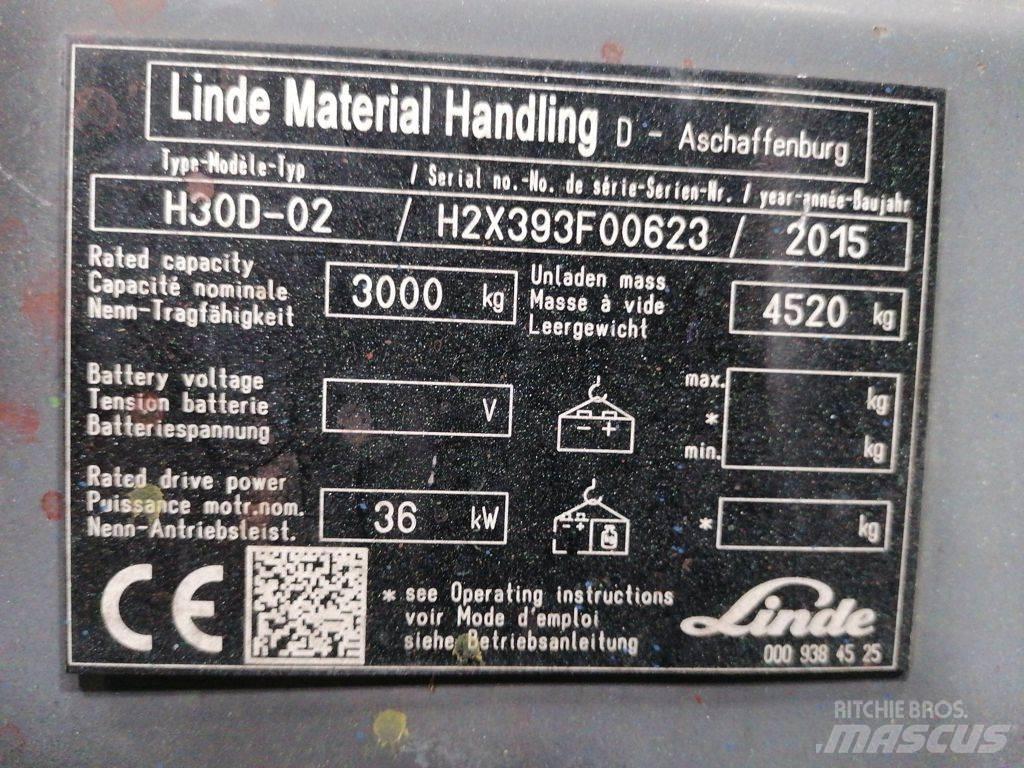 Linde H30D-02 Дизелови камиони