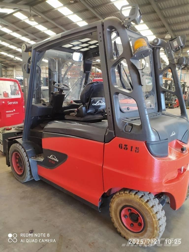Linde E50/600 L Електрически вилични кари-повдигачи