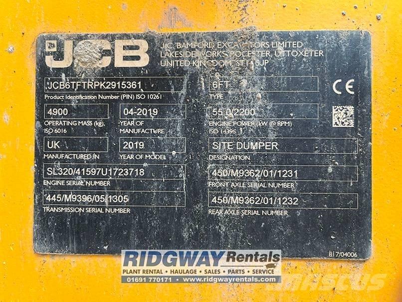 JCB 6 FT Странични самосвали