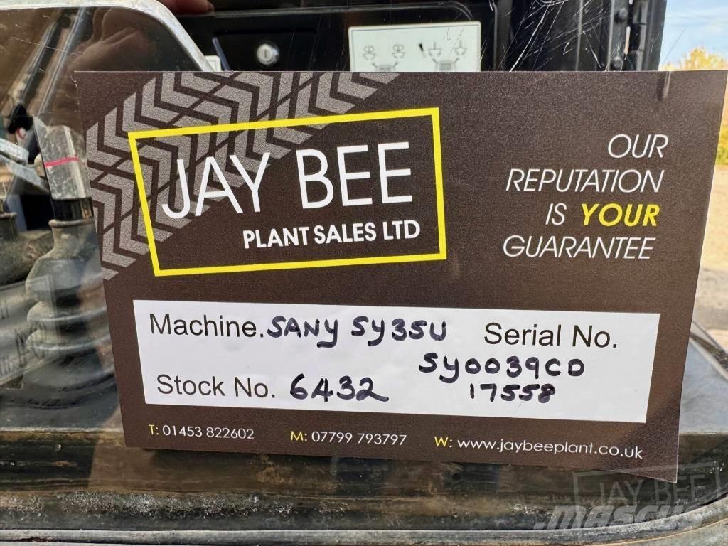 Sany SY 35 U Мини екскаватори < 7 т