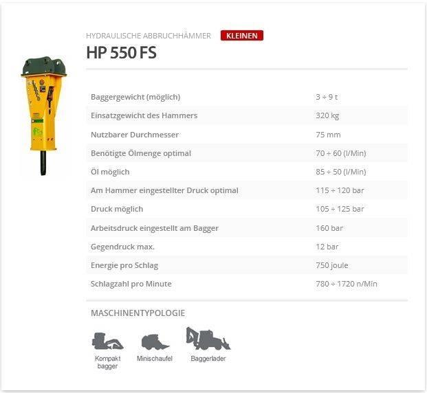 Indeco HP 550 FS Чукове/Раздробители
