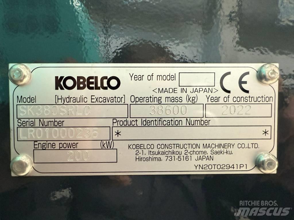Kobelco SK380SRLC Верижен екскаватор