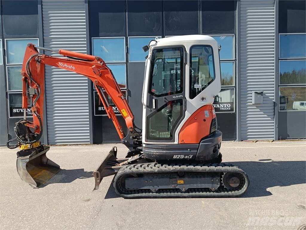 Kubota U25-3 Мини екскаватори < 7 т