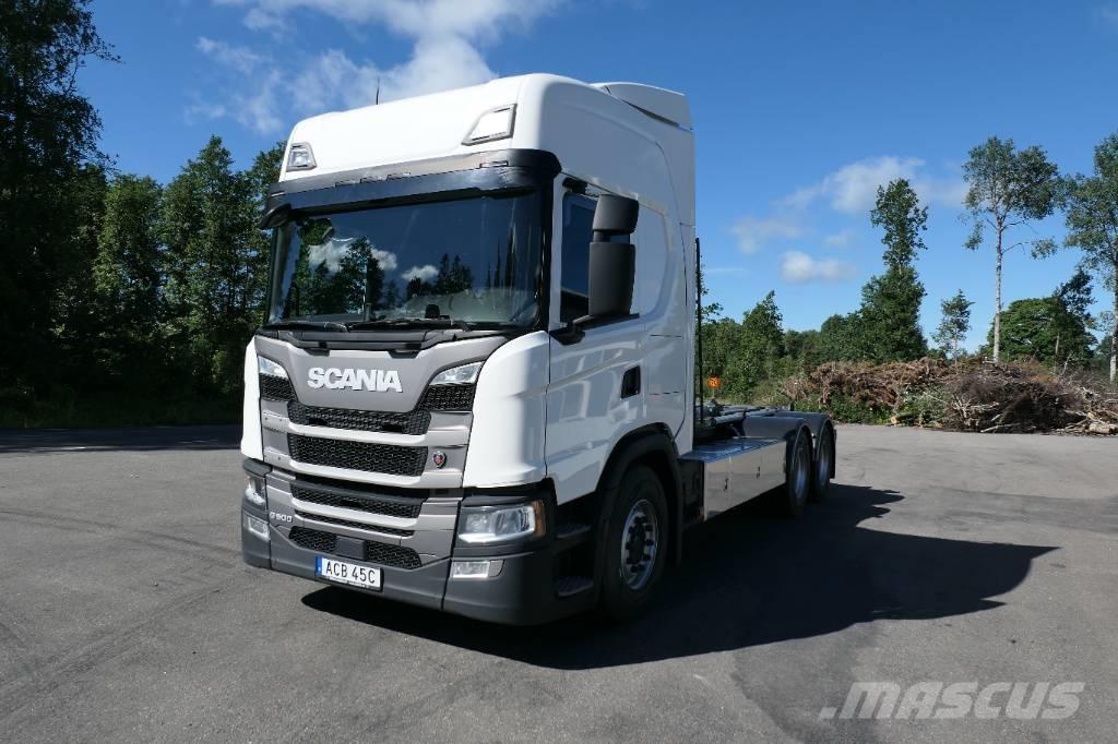Scania G50B6x2NB Камиони с кран с кука