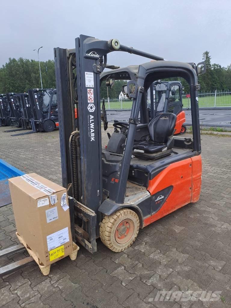 Linde E 16 Електрически вилични кари-повдигачи