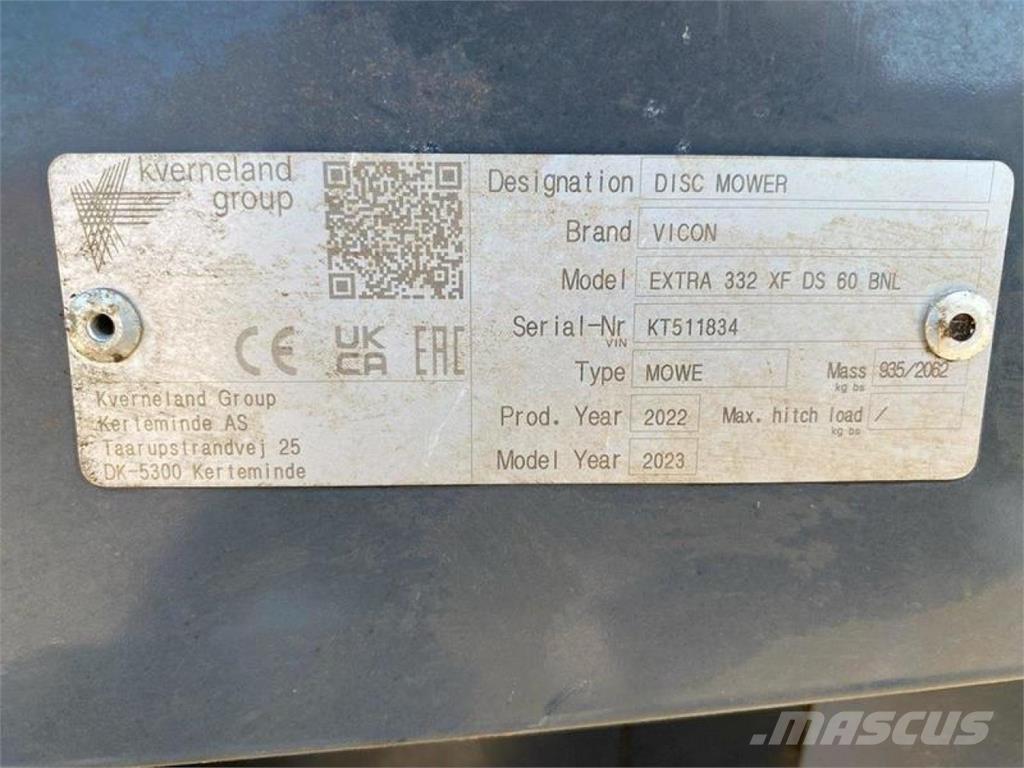 Vicon EXTRA 332 XF Косачки