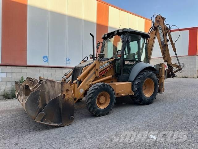 CASE 580 SR-4 PS Товарач със заден ексватор