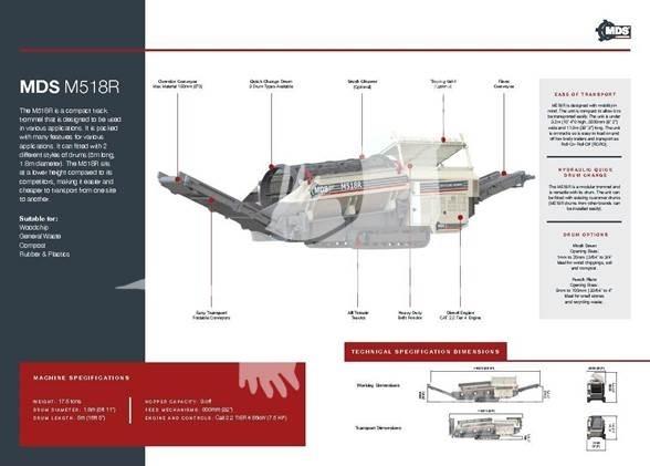 MDS M518R Пресяващи и Сортиращи