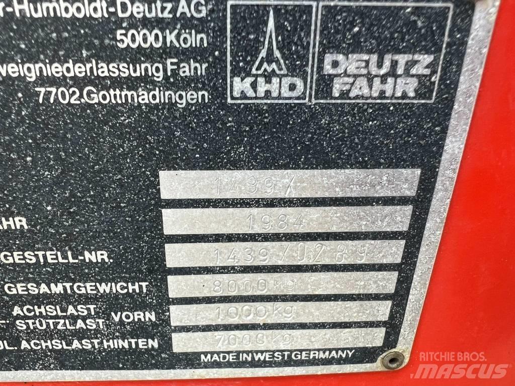 Deutz Fahr F 570 Самотаварещи ремаркета