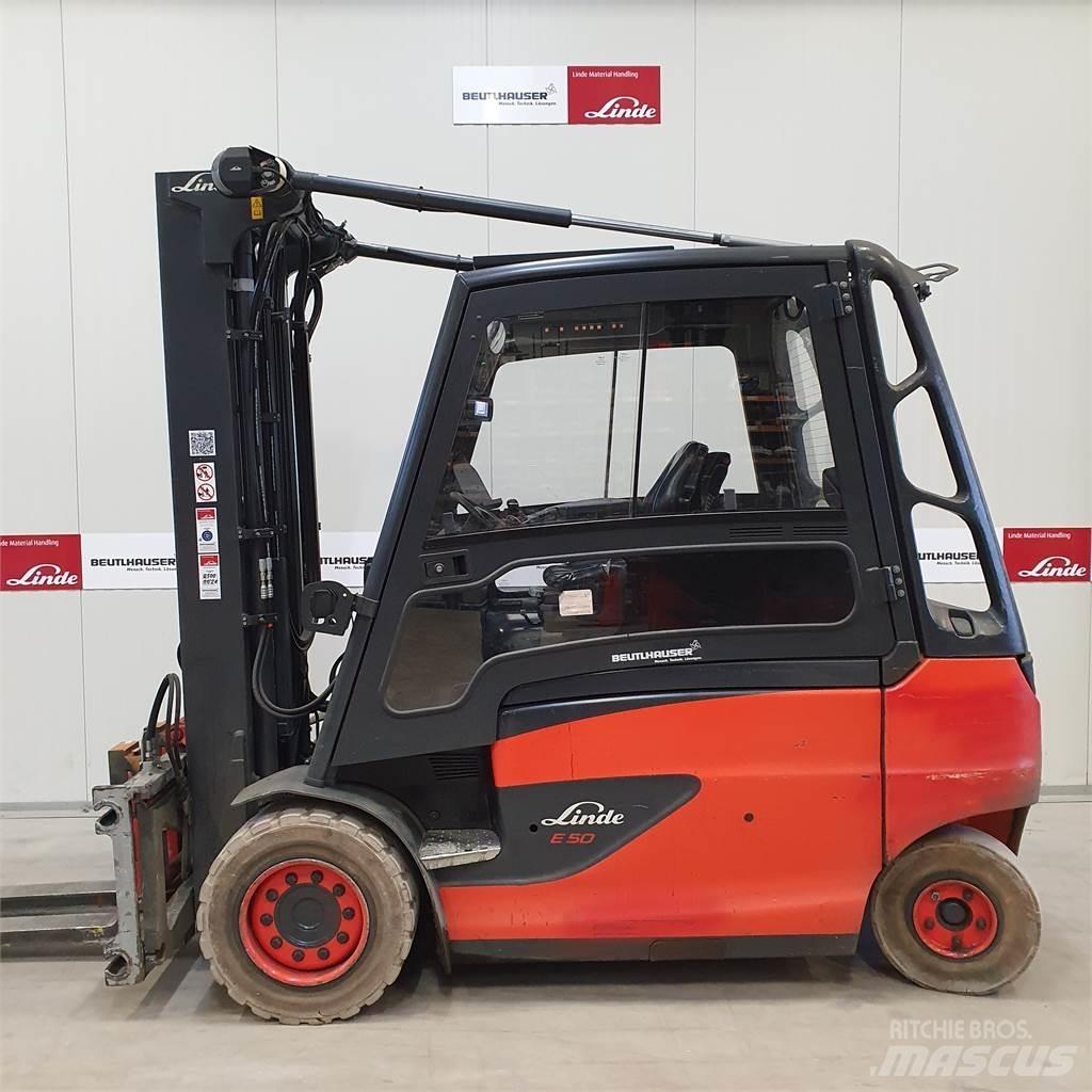 Linde E50/600HL Електрически вилични кари-повдигачи