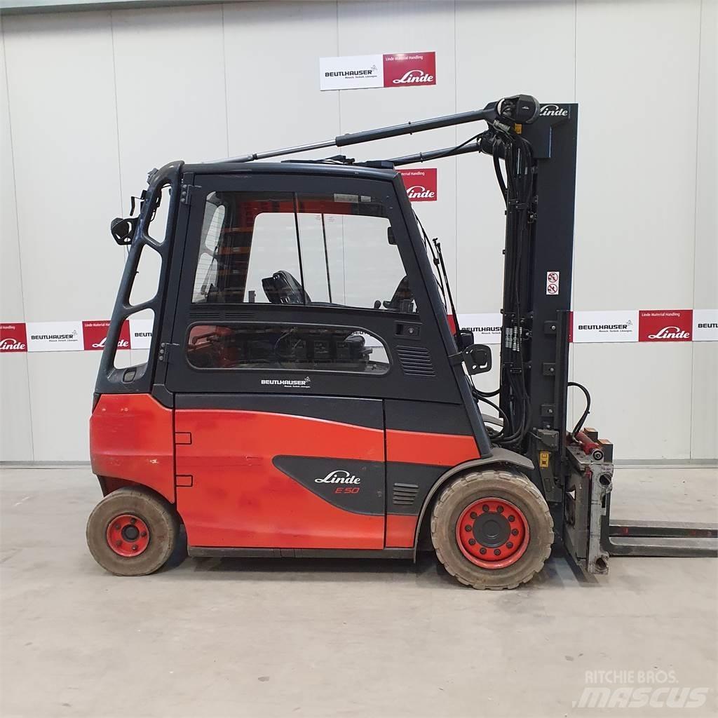Linde E50/600HL Електрически вилични кари-повдигачи