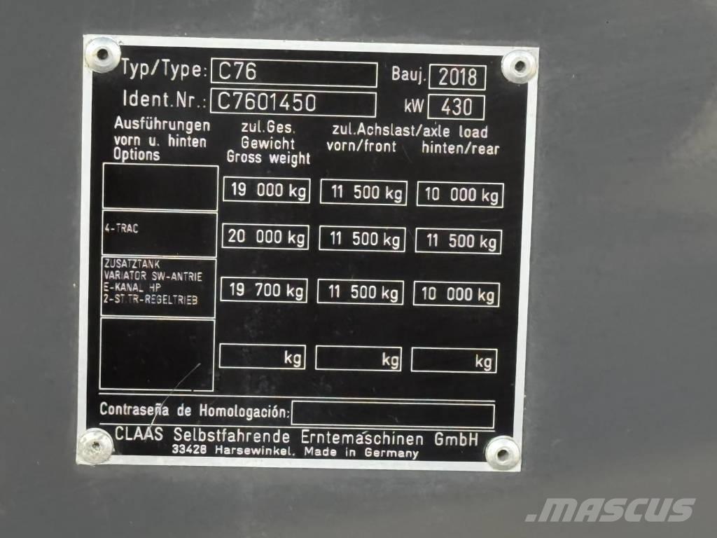 CLAAS Lexion 770 Комбайни