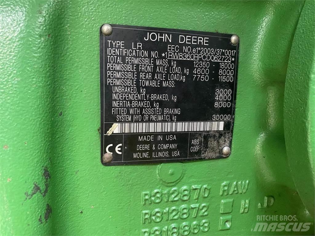 John Deere 8360R Трактори