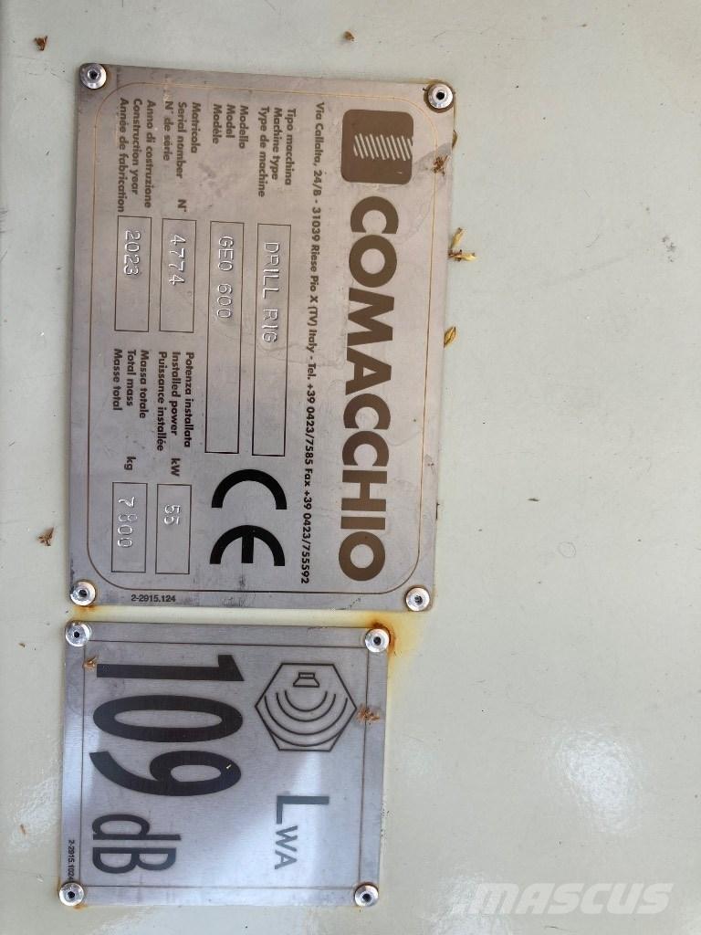 Comacchio Geo600 Сондажни платформи за кладенци
