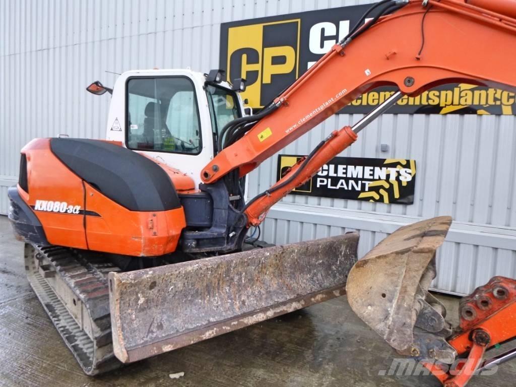 Kubota KX 080-3 A Средни екскаватори 7т - 12т