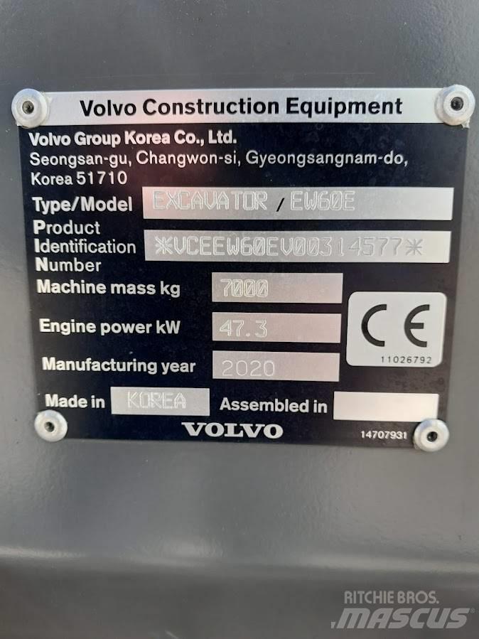 Volvo EW 60 E Колесни екскаватори