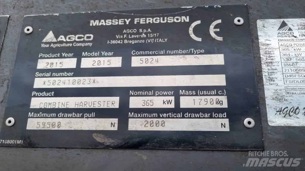 Massey Ferguson 9380 Комбайни