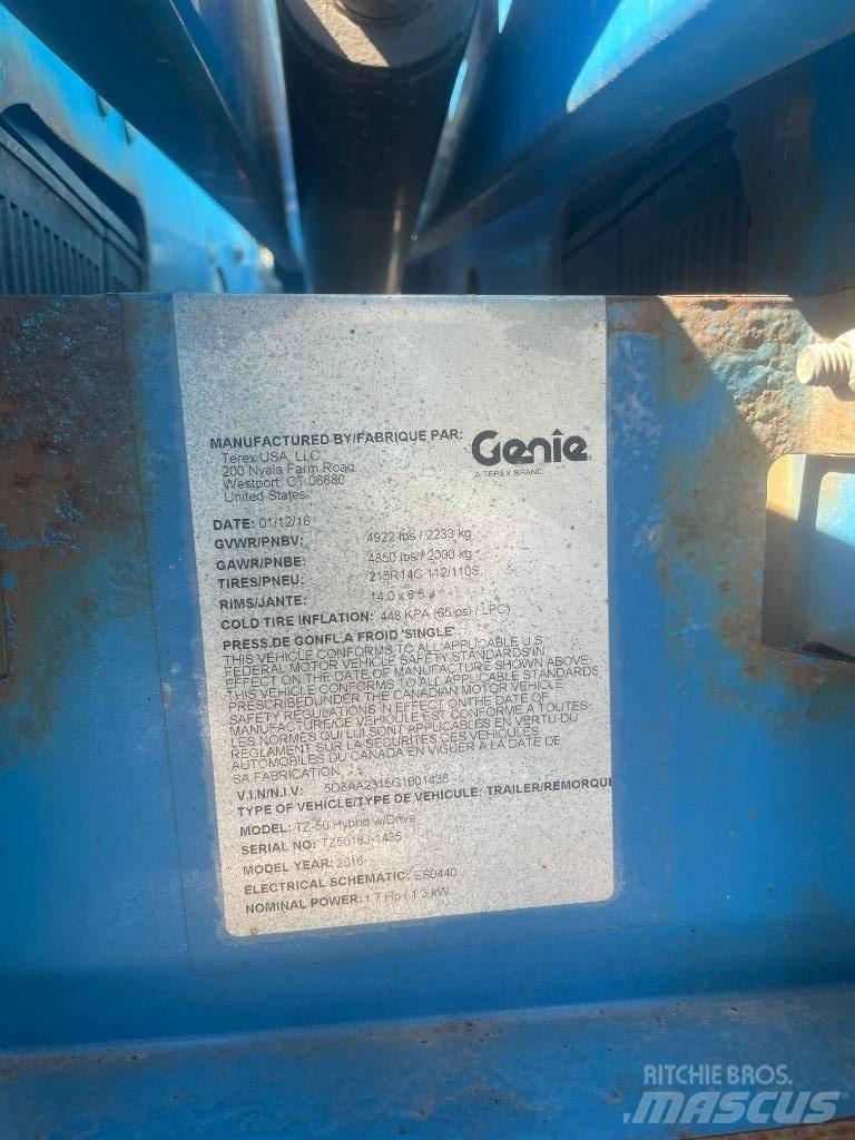 Genie TZ-50 Моторизирани платформи с ремарке