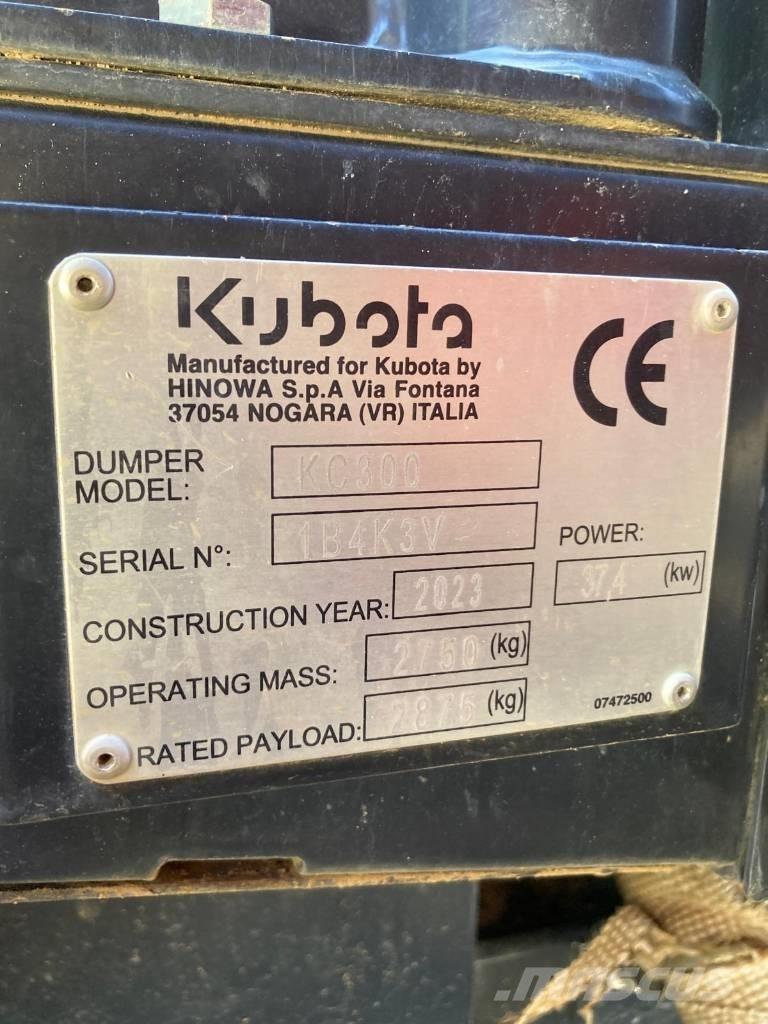 Kubota KC 300 HR-5 Верижни дъмпери