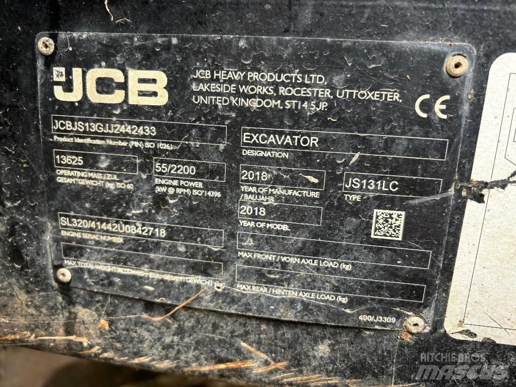 JCB JS 131 LC Верижен екскаватор