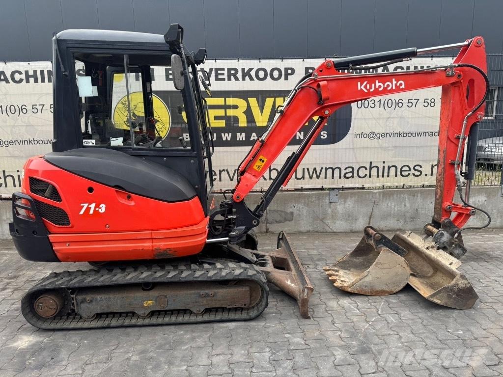 Kubota KX 71-3 Мини екскаватори < 7 т