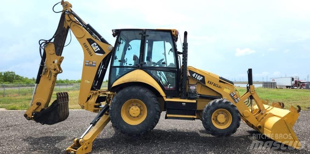 CAT 416 F Товарач със заден ексватор