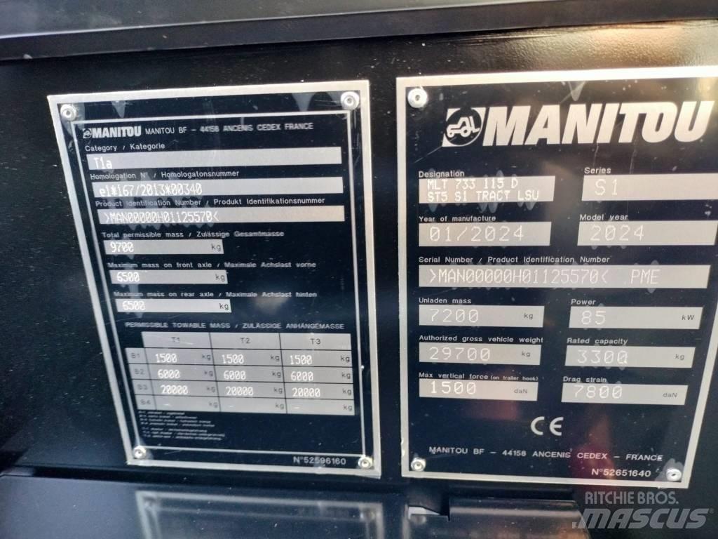 Manitou MLT733 Телескопични товарачи за селското стопанство