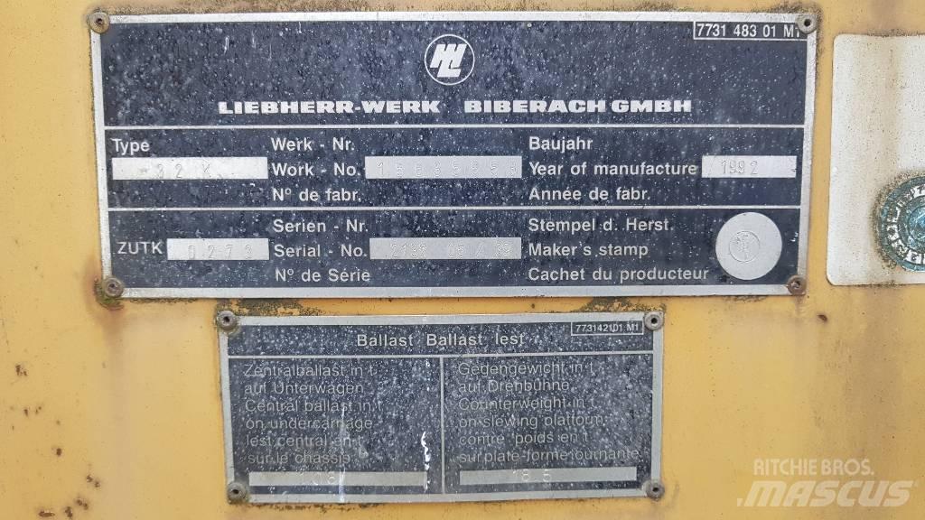 Liebherr K 32 Мачтови кранове