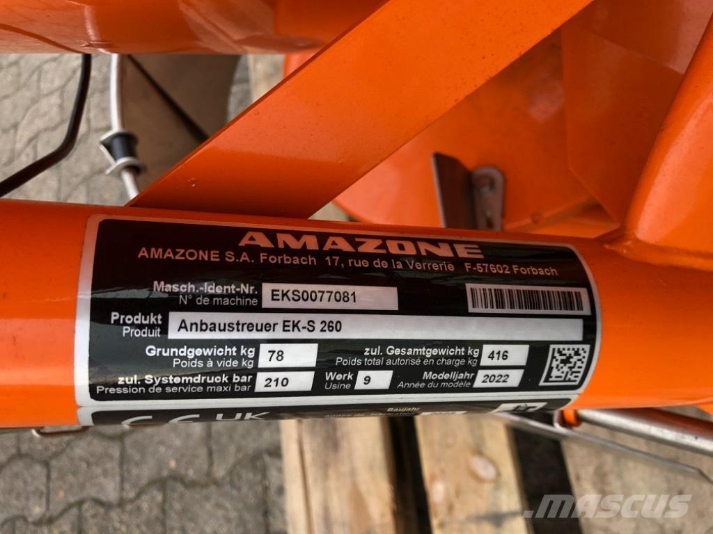 Amazone EKS 260 Разстилачки на пясък и сол