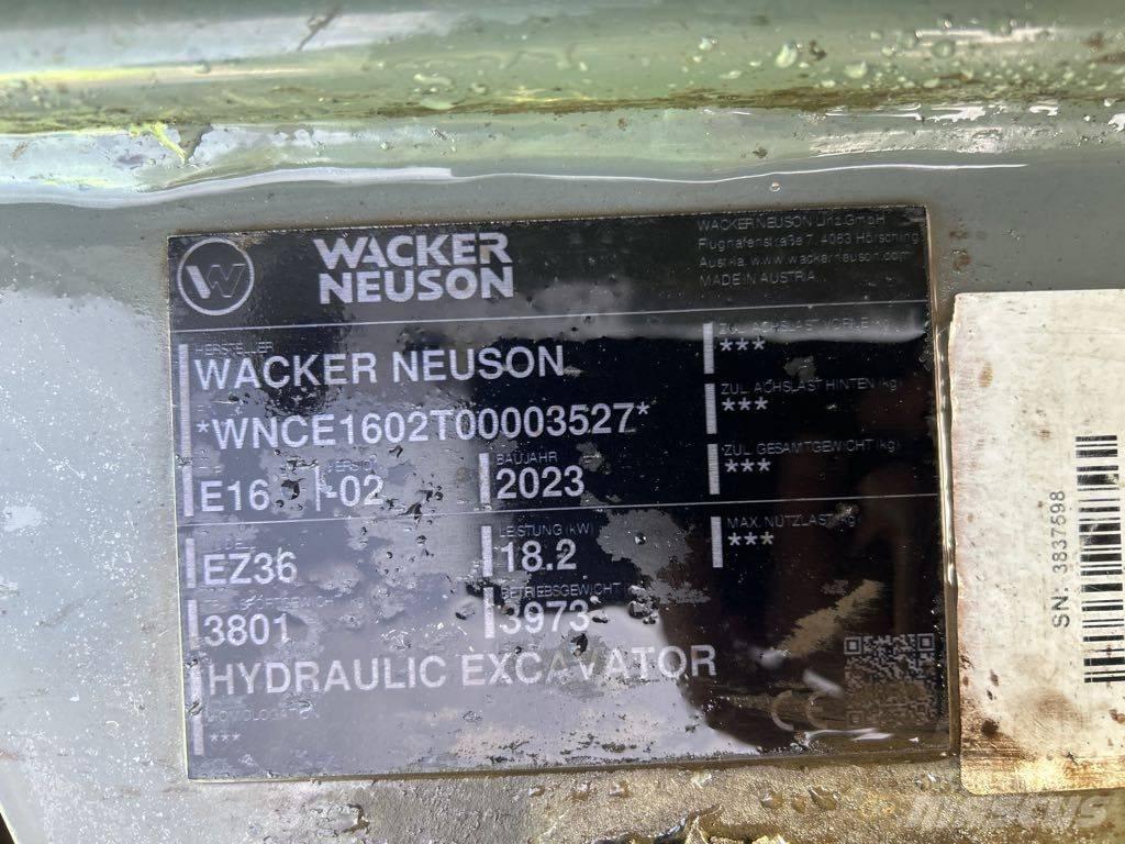 Wacker Neuson EZ36 Верижен екскаватор