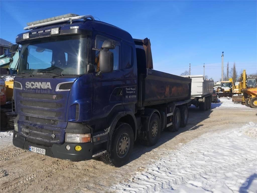 Scania R560 8x4 Камиони със скипов подемник