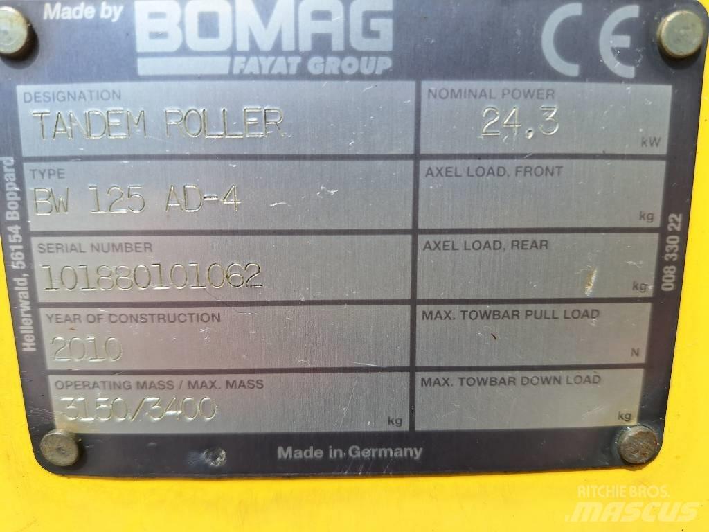 Bomag BW 125 AD-4 Двойни барабанни ролки
