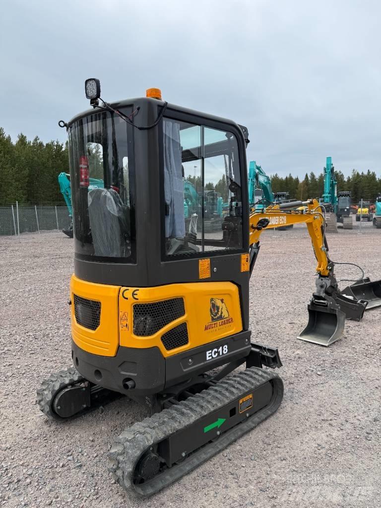 Multiloader EC 18 Мини екскаватори < 7 т