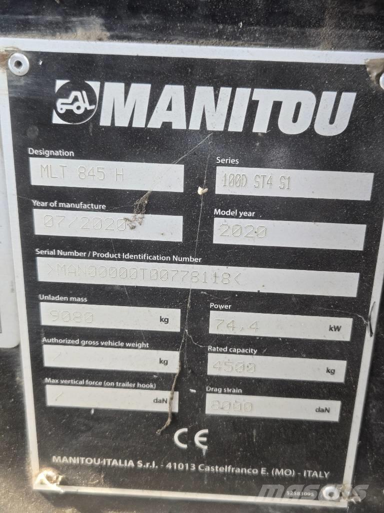 Manitou MLT 845 Телескопични товарачи