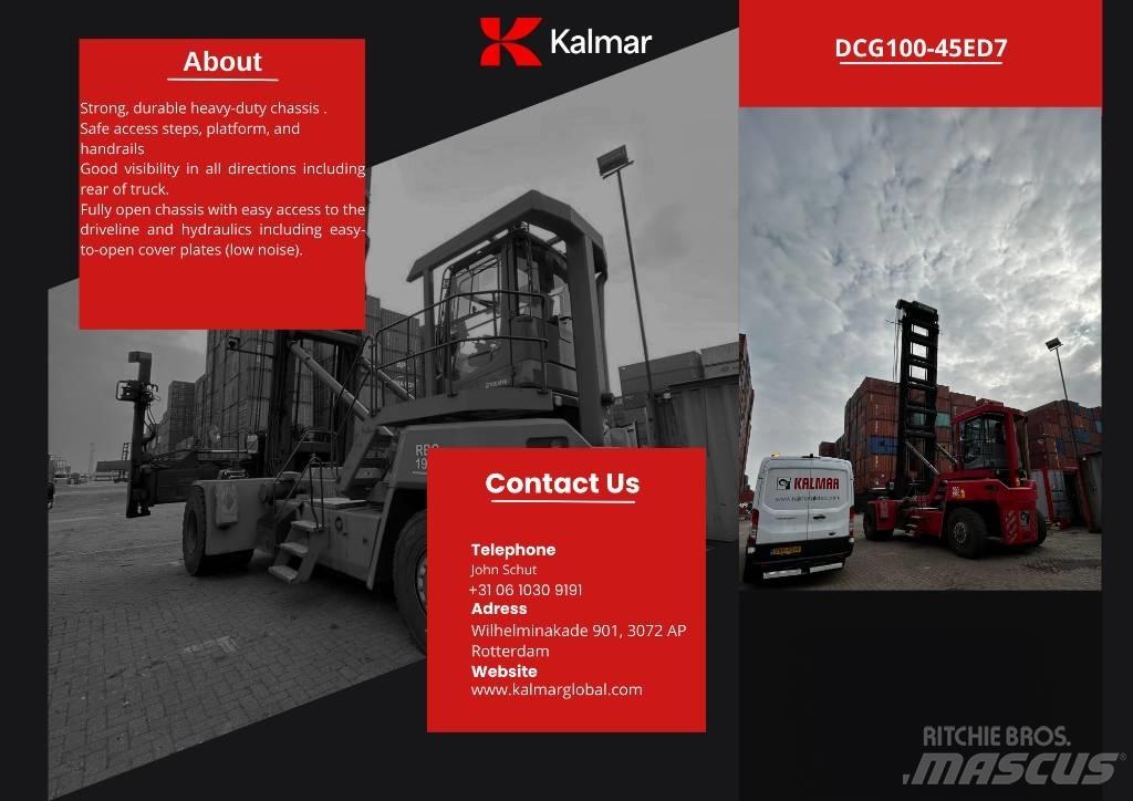 Kalmar DCG 100-45ED7 Кари товарачи на контейнери