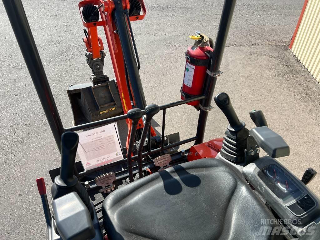 Kubota U 17-3 Мини екскаватори < 7 т