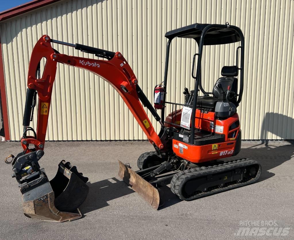 Kubota U 17-3 Мини екскаватори < 7 т
