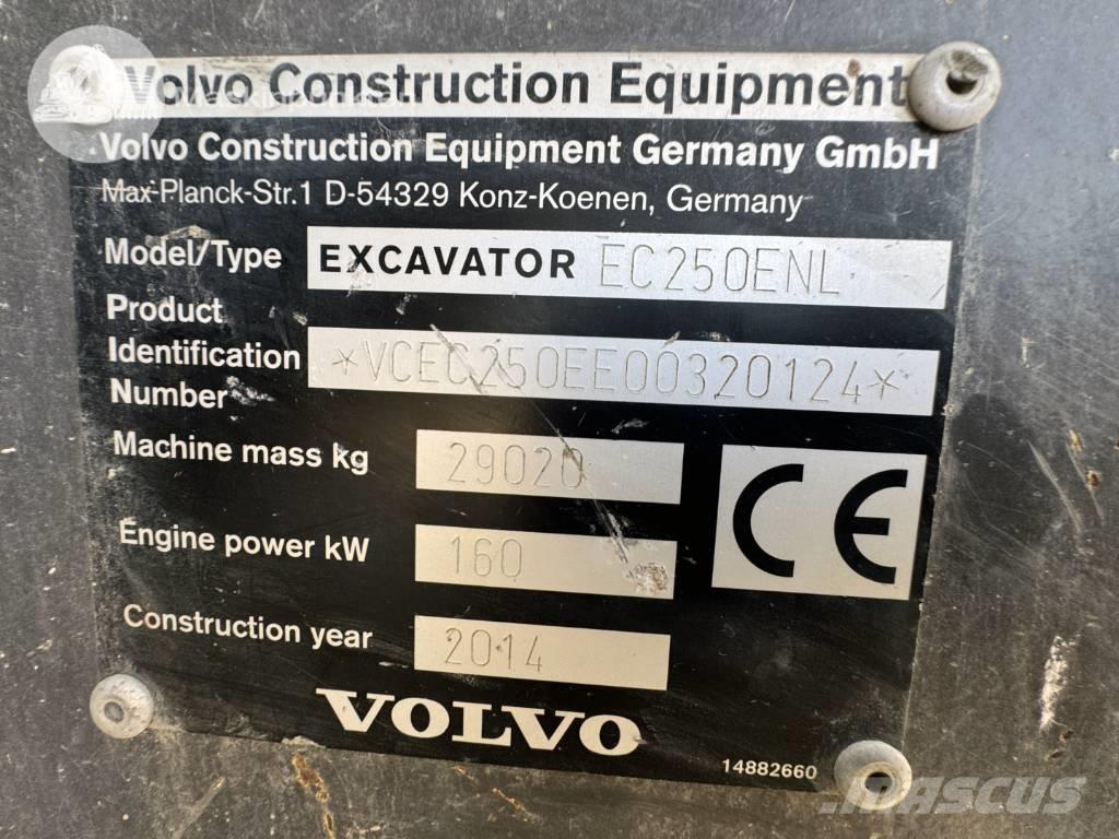 Volvo EC 250 E N L Верижен екскаватор