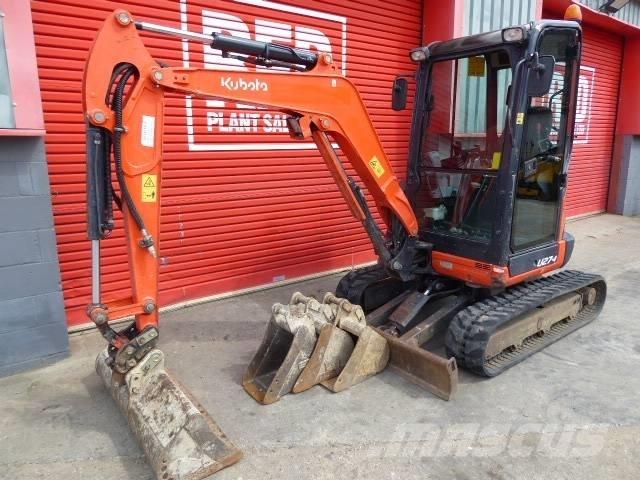 Kubota U 27-4 Мини екскаватори < 7 т