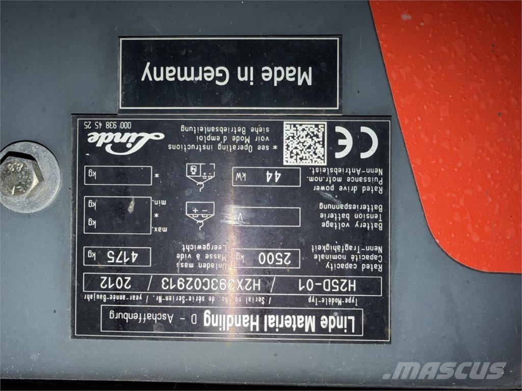 Linde H25D-01 Дизелови камиони