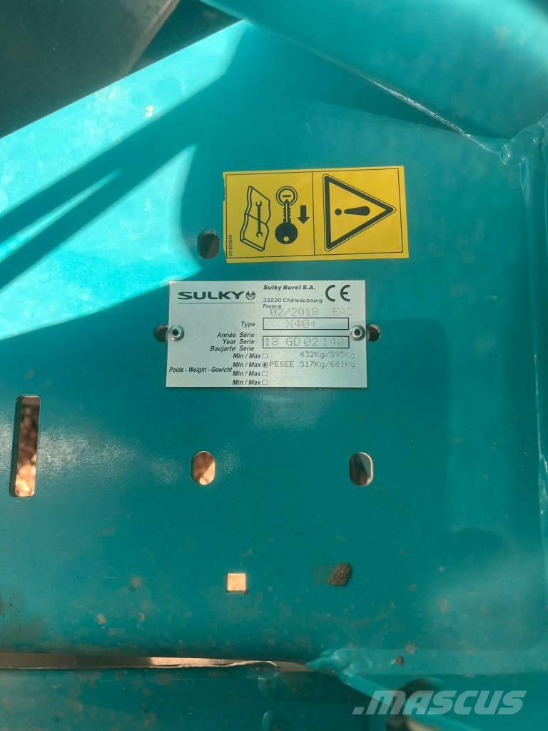 Sulky X40+ Напоителни системи