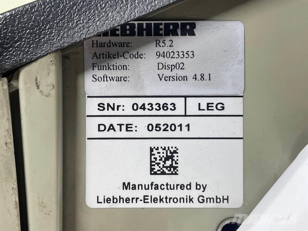 Liebherr A 924 C Електроники