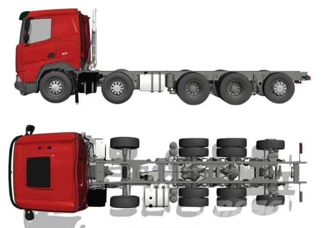 DAF XF 530 FAF 10x4 Шаси кабини