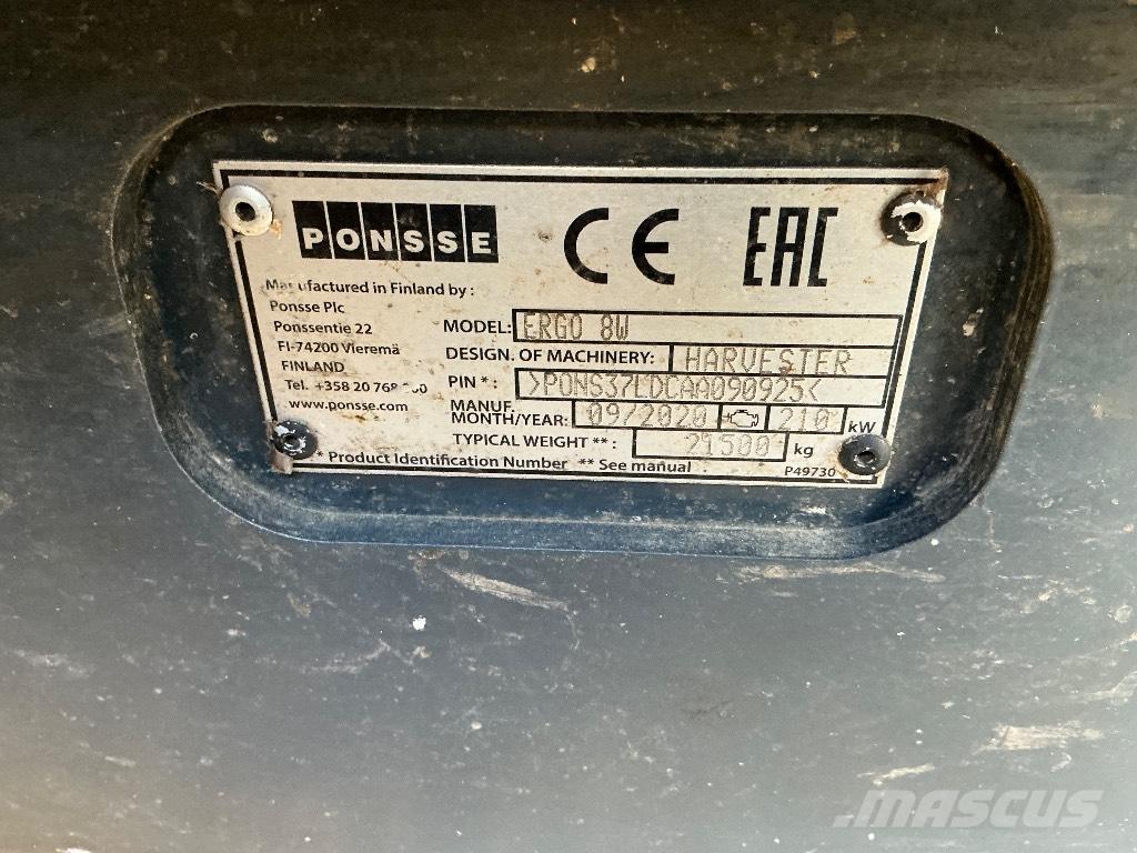 Ponsse ERGO 8W Харвестери